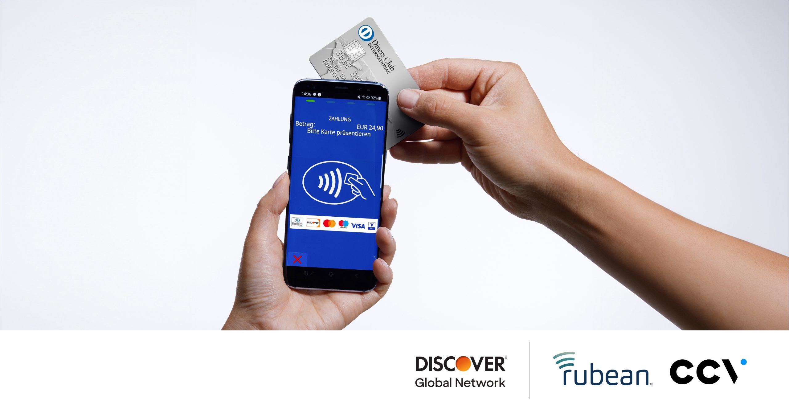 Rubean AG fügt Discovers Kreditkarten zu seiner SoftPOS Payment Plattform hinzu